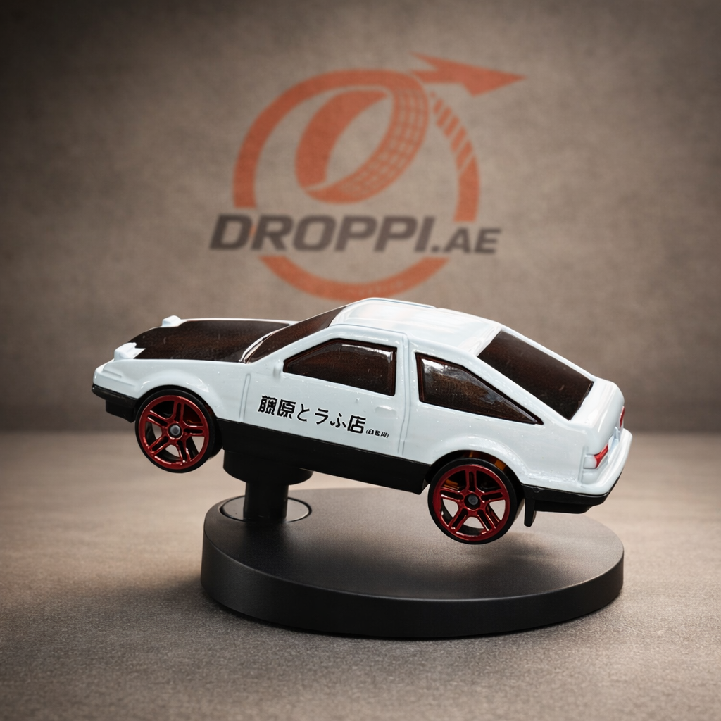 Fishtail Drifting Car Dashboard Ornament on Droppi studio background