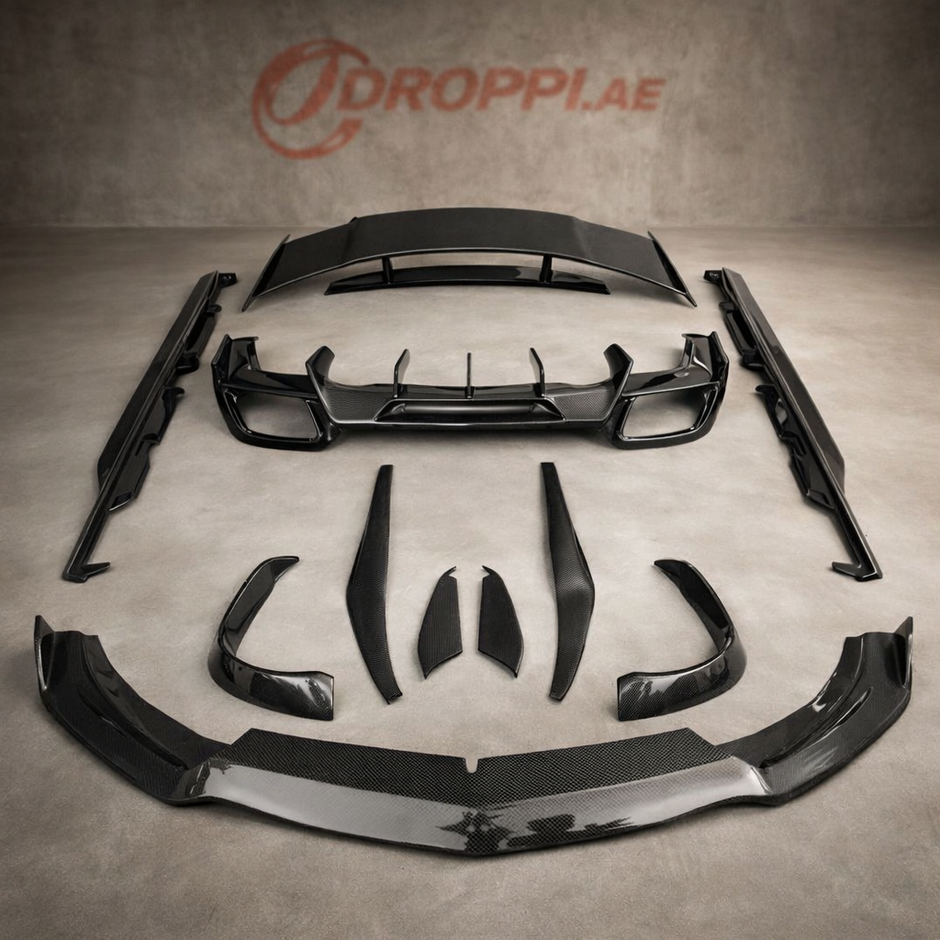 Body Kit For Mercedes-Benz AMG GT GTC GTS 2015-2019 Carbon Fiber on Droppi studio background