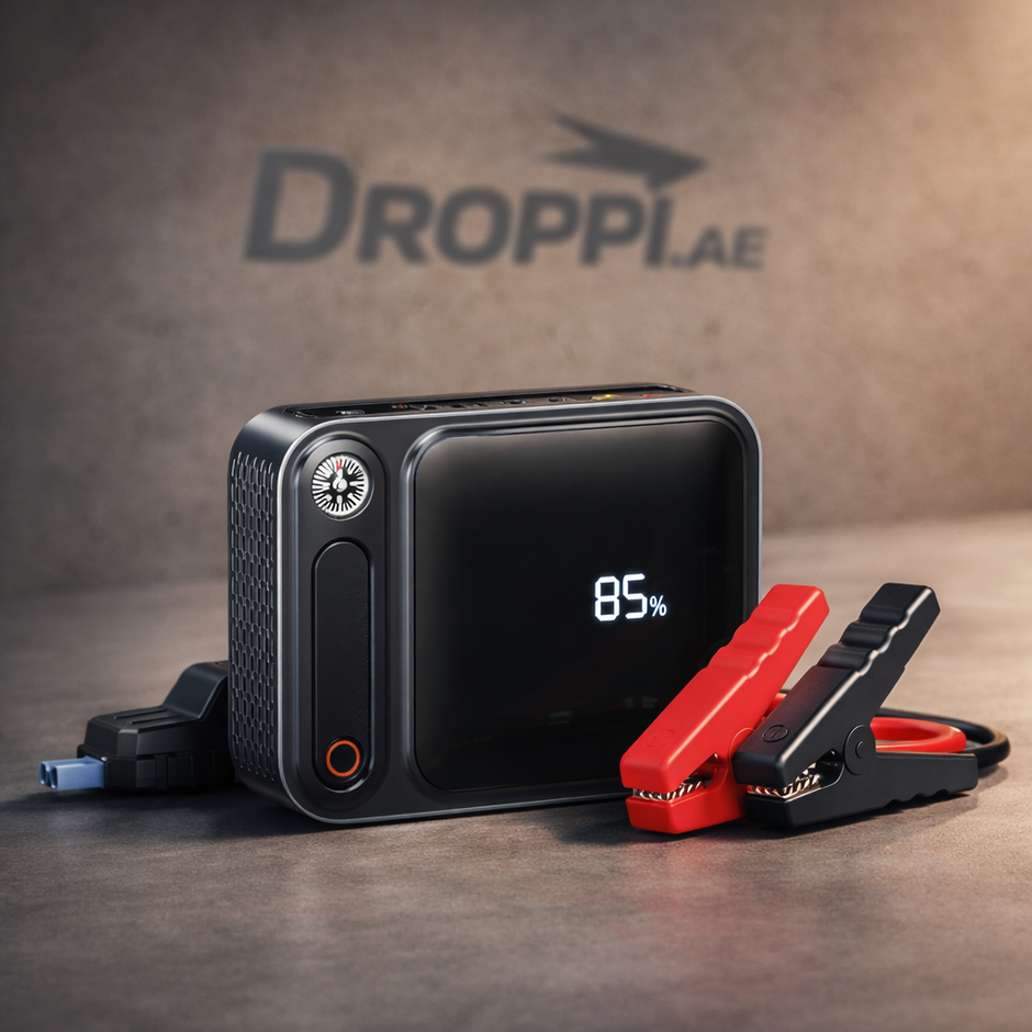 Baseus 3000A Car Jump Starter Power Bank on Droppi studio background