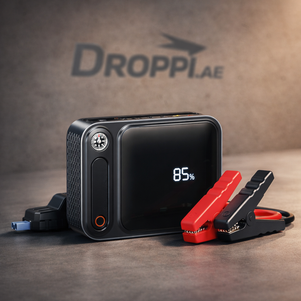 Baseus 3000A Car Jump Starter Power Bank on Droppi studio background