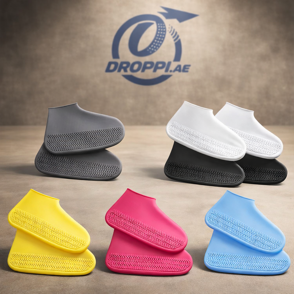 Waterproof Rain Shoes Covers on Droppi studio background