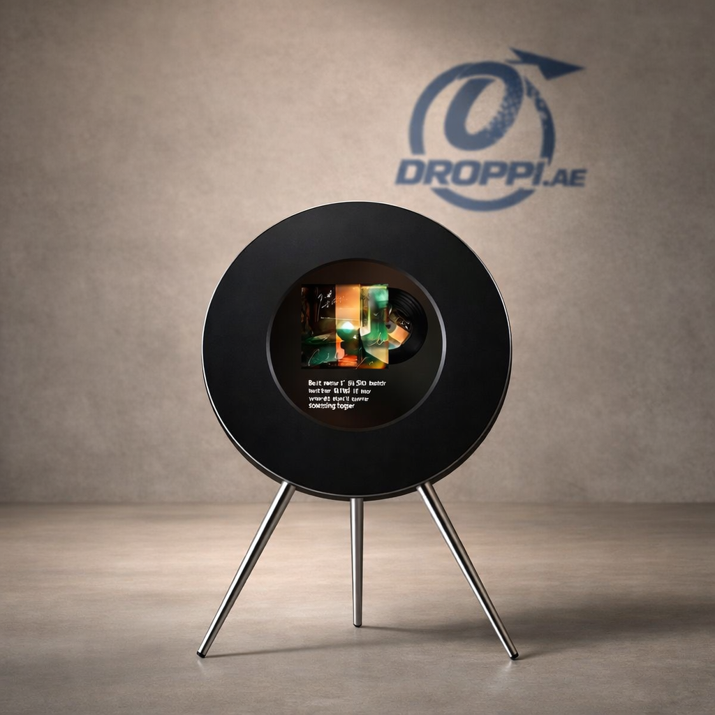 Art Master S Floating Lyrics Speaker Vinyl on Droppi studio background