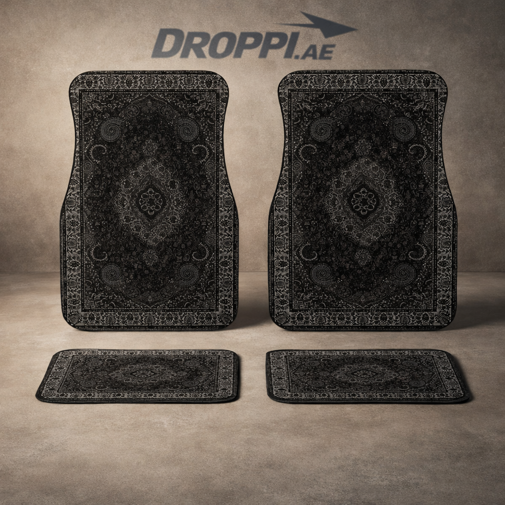 Car Floor Mats Rectangular Bandana Print on Droppi studio background