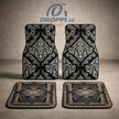 4 Pcs Car Floor Mats Bohemian Pattern on Droppi studio background