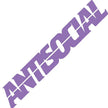Antisocial Car Sticker
