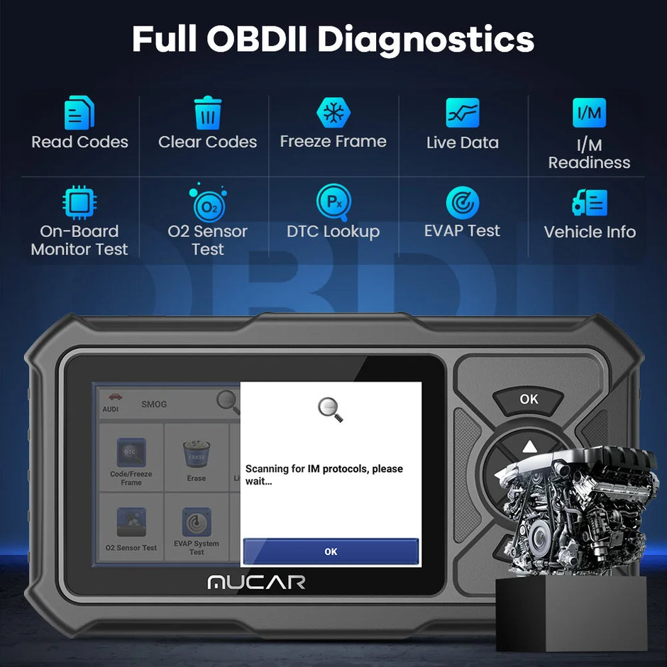 MUCAR PRO OBD2 Auto Diagnostic Tool car Scanner