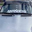 Antisocial Car Sticker