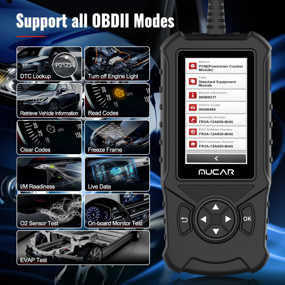 MUCAR PRO OBD2 Auto Diagnostic Tool car Scanner