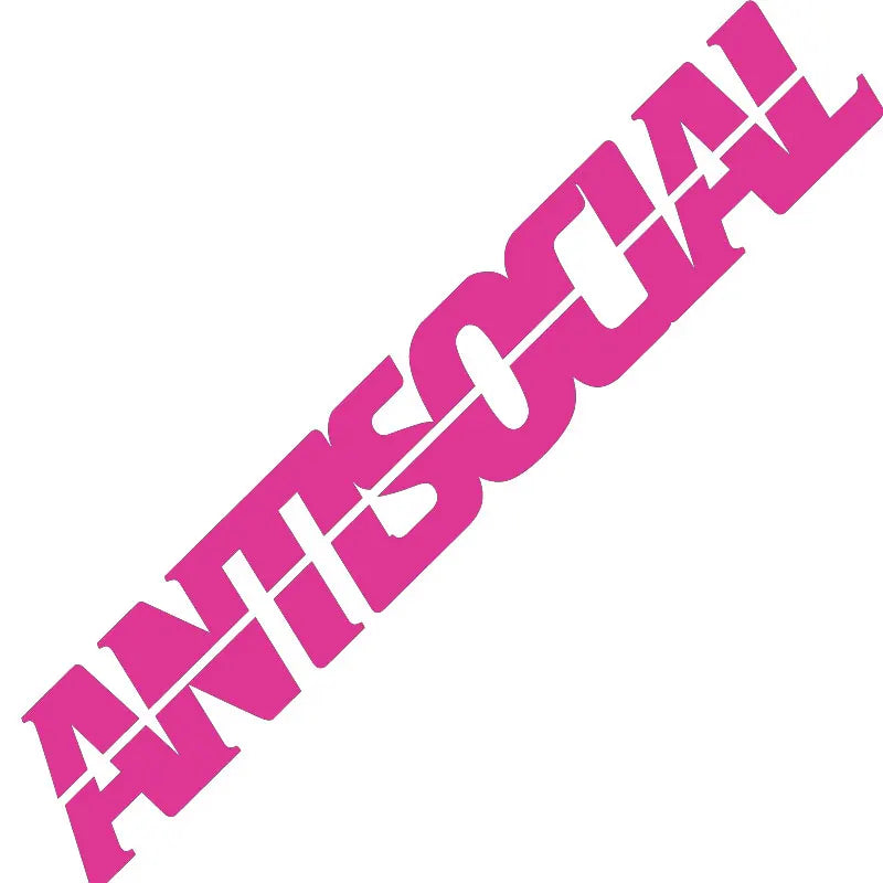 Antisocial Car Sticker