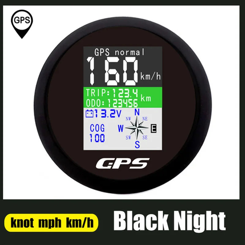 85mm GPS Speedometer & Odometer with TFT Display