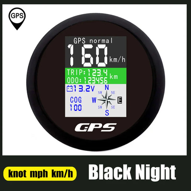 85mm GPS Speedometer & Odometer with TFT Display