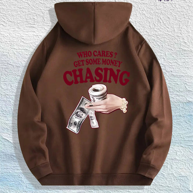 WHO CARES? GET SOME MONEY Hoodie