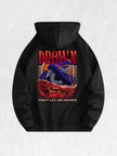 Drown Skull Snake Graphic Hoodie 100% Cotton US Warehouse 7 Colors