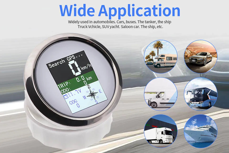 85mm GPS Speedometer & Odometer with TFT Display
