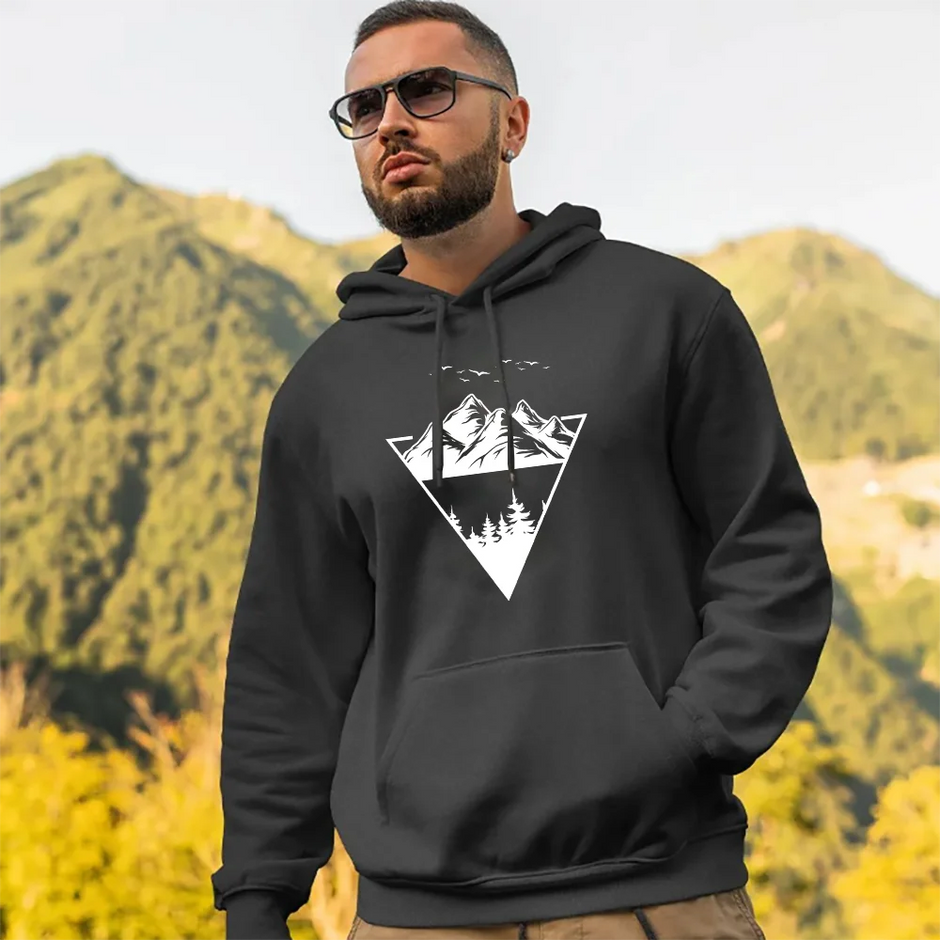 Unisex Premium Graphic Letter Hoodie – French Terry Streetwear