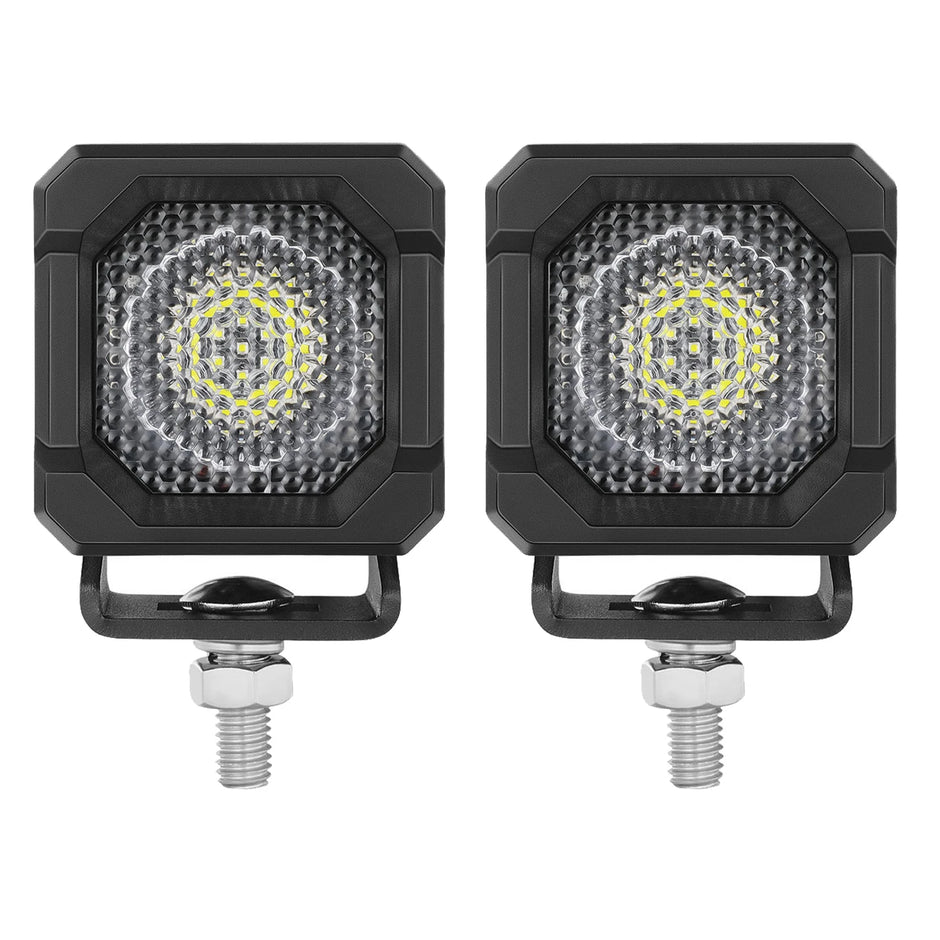 Pair 2 LED Fog Driving 4x4 Off Road Lights