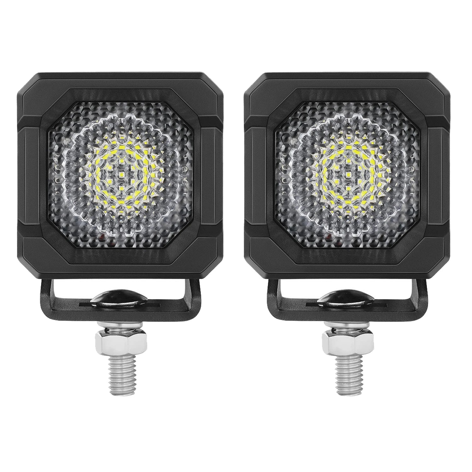 Pair 2 LED Fog Driving 4x4 Off Road Lights