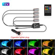 LED Car Interior Ambient Backlight Remote App Music Control
