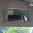 Princess Passenger Star Mirror Decoration Sticker (2PCS)