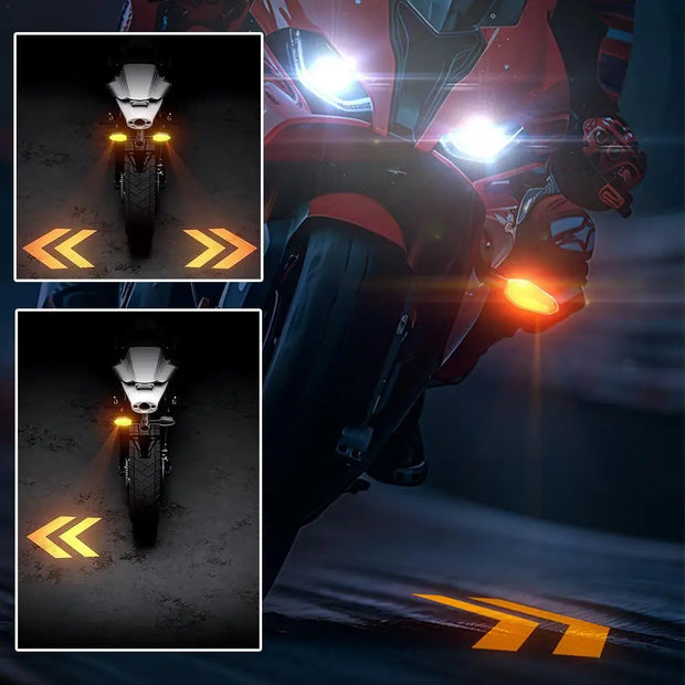 2Pcs Motorcycle LED Turn Signal Light - Hardware - Droppi UAE