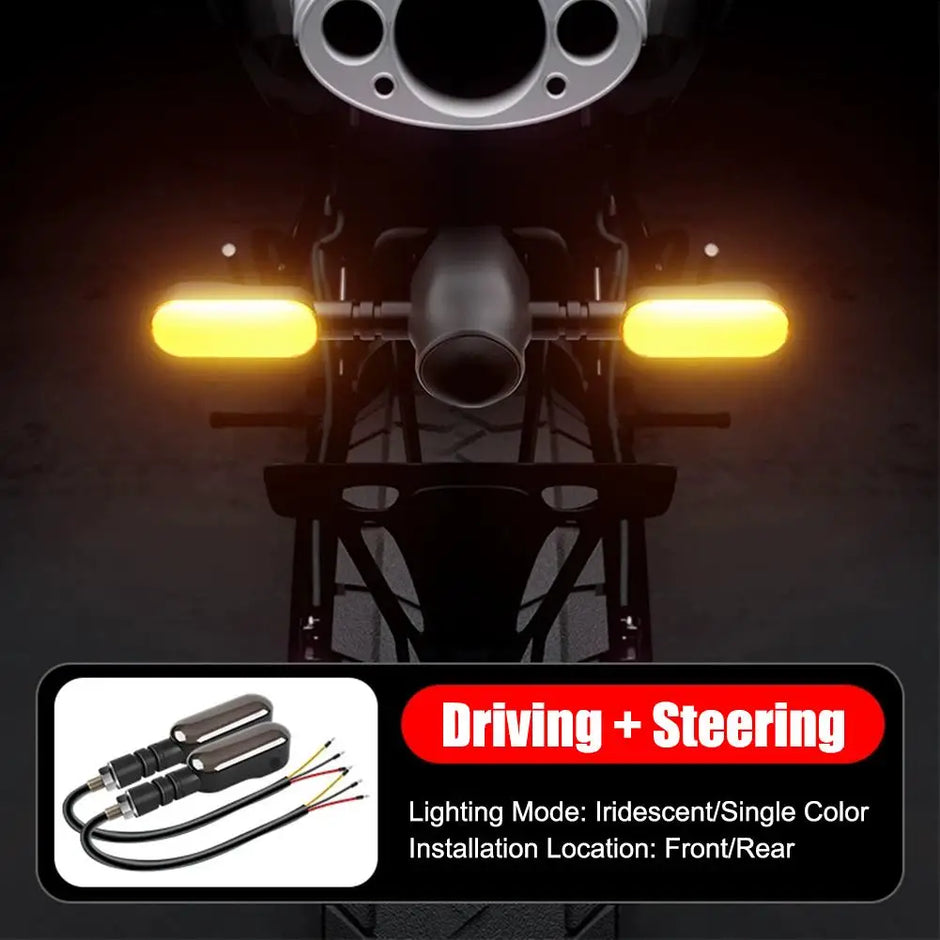 2Pcs Motorcycle LED Turn Signal Light
