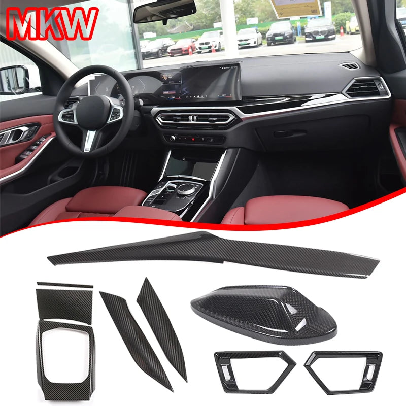 Carbon Fiber Gear Shift Side Panel Cover for BMW 3/4 Series & M3/M4 (G20–G82)