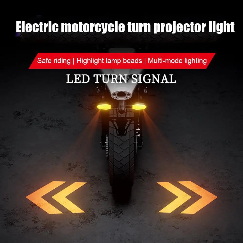 2Pcs Motorcycle LED Turn Signal Light