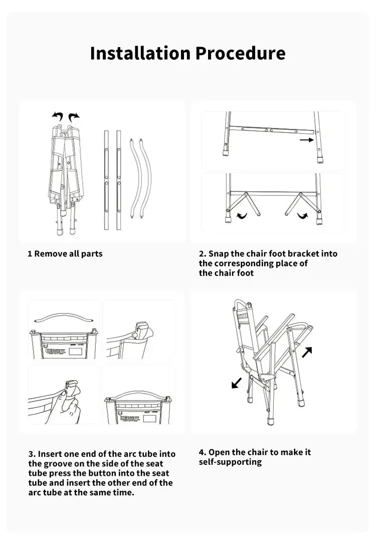 ShineTrip Outdoor Tactical Camping Chair