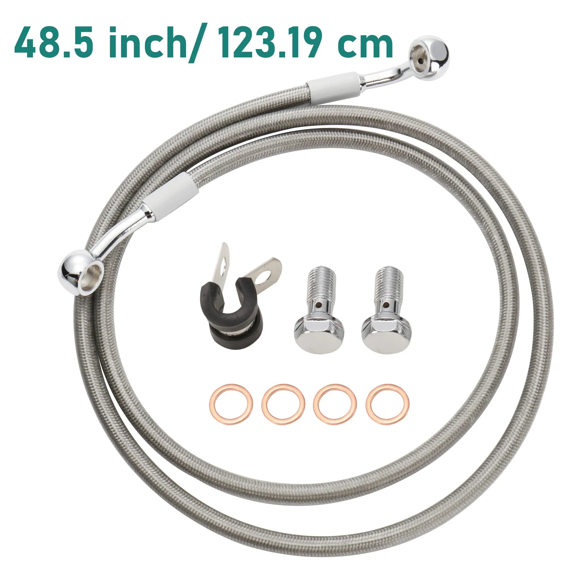 Stainless Steel Braided Brake Lines for Harley 2004-Up