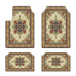 4Pcs/Set Bohemian Car Floor Mats Heavy Duty Rubber Back Car Floor Protector
