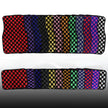 4pcs Floor Mats Checkered Front Rear Carpets Floor Mats Auto Interior