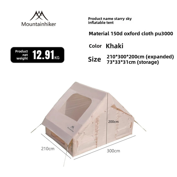 MOUNTAINHIKER 6.3㎡ Outdoor Inflatable Tent