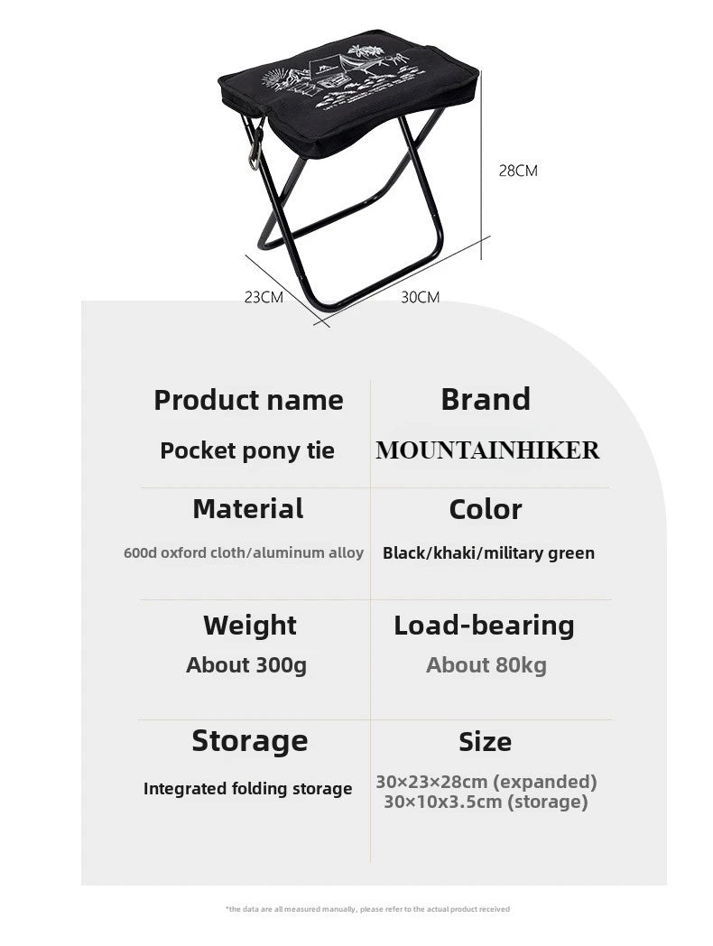 MOUNTAINHIKER C Portable Folding Stool Ultra-light