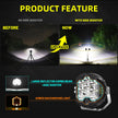 HL Side Shooter 5inch LED 6500K  4x4 Truck Fog Light 12V 24V