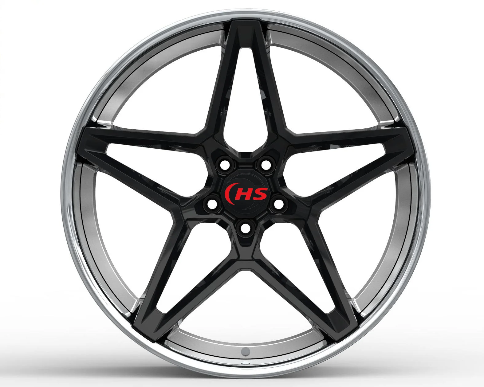 2-Piece Custom Wheel 5 Spoke Forged Wheels