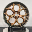 10 spoke Forged 2 Piece Bronze Black Aluminum Alloy Wheels