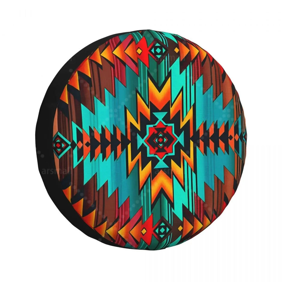 Aztec Car Tire Cover