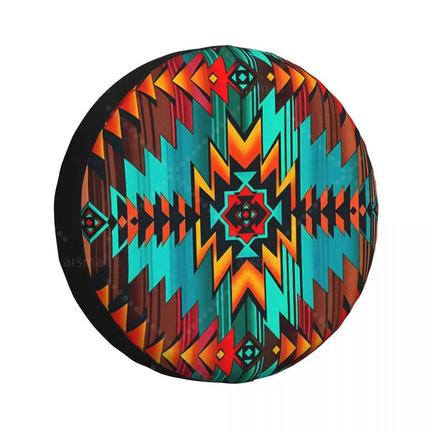 Aztec Car Tire Cover