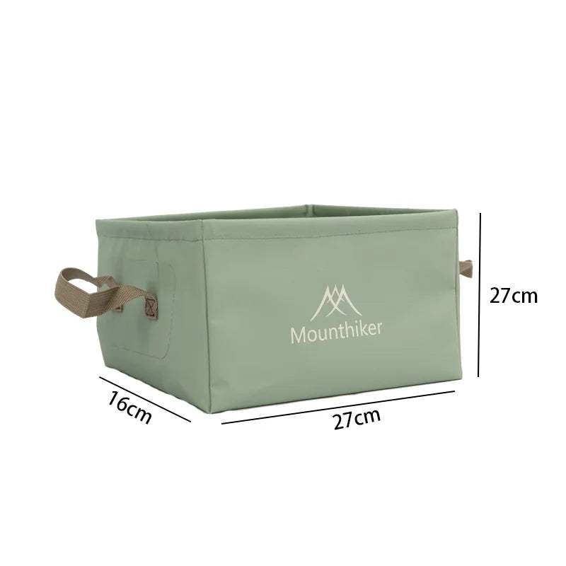 MOUNTAINHIKER Outdoor Foldable 10L Round Bucket Storage Bag