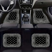 Antique Oriental Turkish Persian Carpet Car Floor Mats 4-Piece