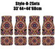 Antique Oriental Turkish Persian Carpet Car Floor Mats 4-Piece