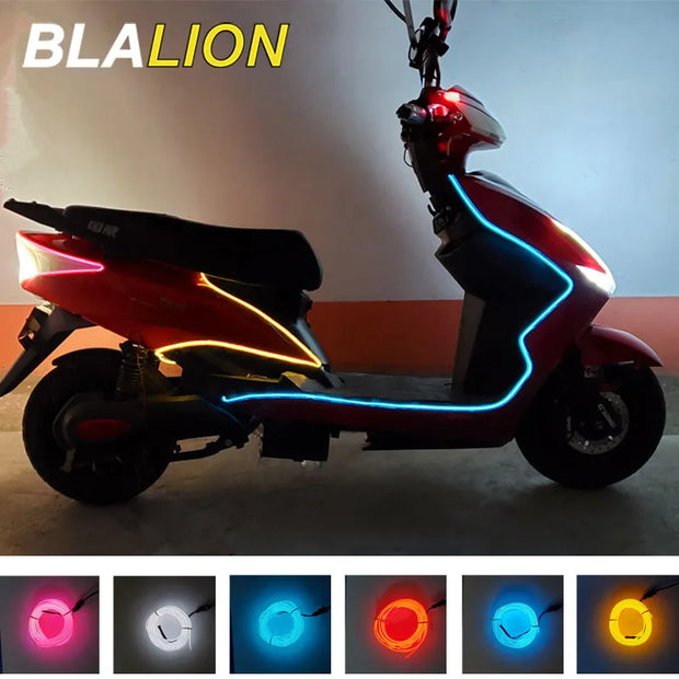 Motorcycle LED Ambient Strip Light – RGB Decorative Lighting