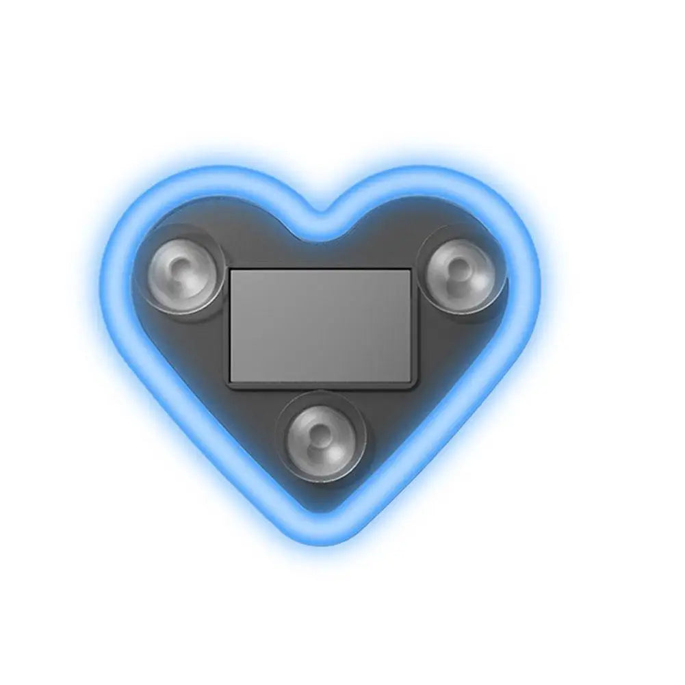 Car Window LED Solar Powered Heart-shaped Neon Light