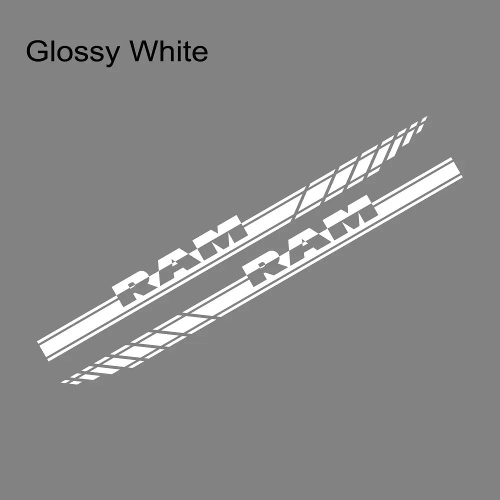 Dodge RAM 1500 2500 3500 Rebel Pickup Door Side Skirt Stickers