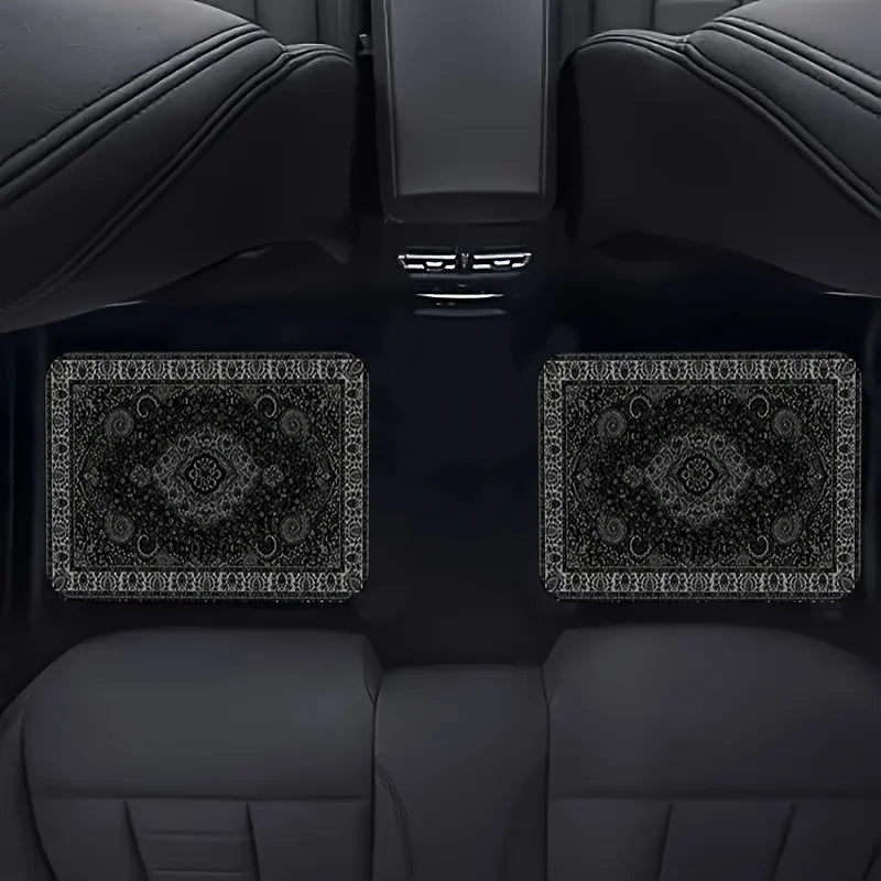 Car Floor Mats Rectangular Bandana Print