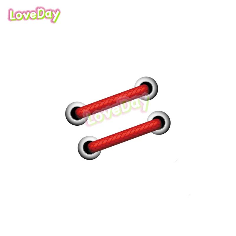 Shoelaces Car Sticker 3D Simulation Patch