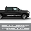 Dodge RAM 1500 2500 3500 Rebel Pickup Door Side Skirt Stickers
