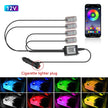 LED Car Interior Ambient Backlight Remote App Music Control