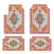 4Pcs/Set Bohemian Car Floor Mats Heavy Duty Rubber Back Car Floor Protector