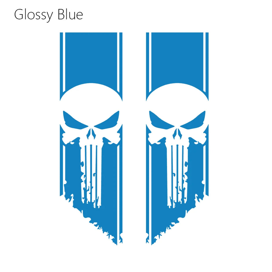 Ghost Pattern Stickers Universal Car Tail Decoration Decals Compatible with RAM GMC F-150 Hilux Frontier Isuzu Pickup trucks